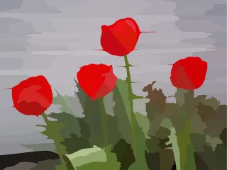 Tulips Beautiful flowers Flower wallpaper Stickdatei – Blumen