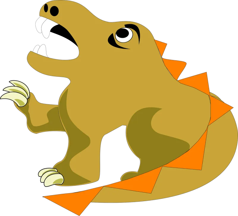 Dragon Monster Teeth Stickdatei – Kinder