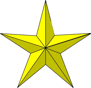 Star Gold Christmas Stickdatei