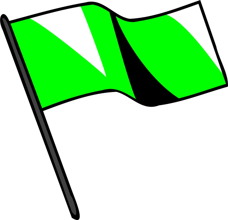Signal Flag Wave Stickdatei – Natur