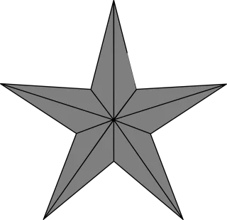 Star Grey Christmas Stickdatei