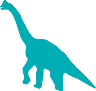 Dinosaur Huge Long neck Stickdatei