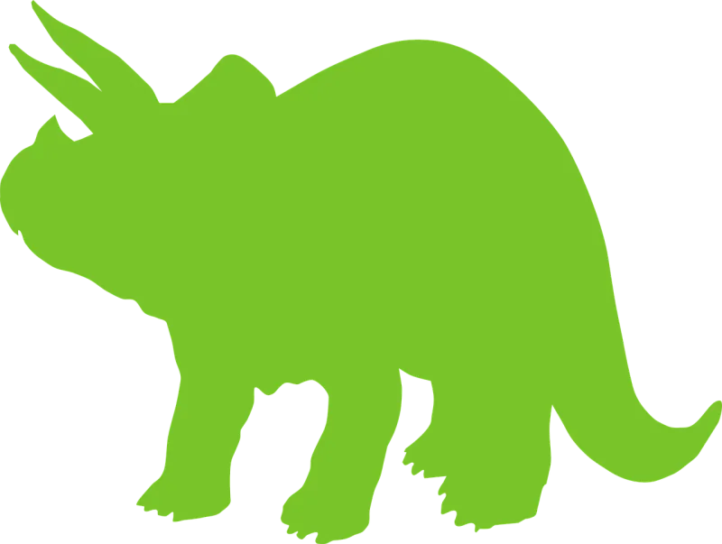 Dino Triceratops Horns Stickdatei – Kinder