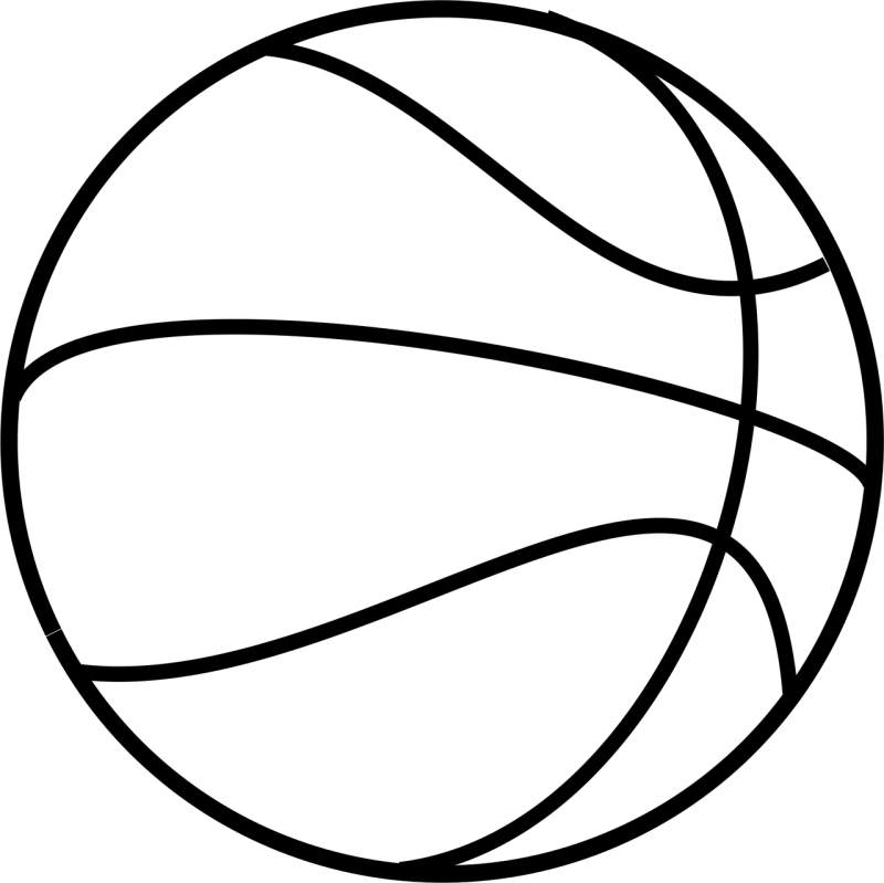 Basketball Sport Round Stickdatei – Sport