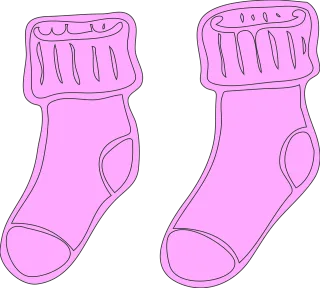 Socks Stockings Pink Stickdatei