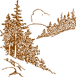 Landscape Trees Nature Stickdatei