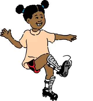 Girl Football Play Stickdatei