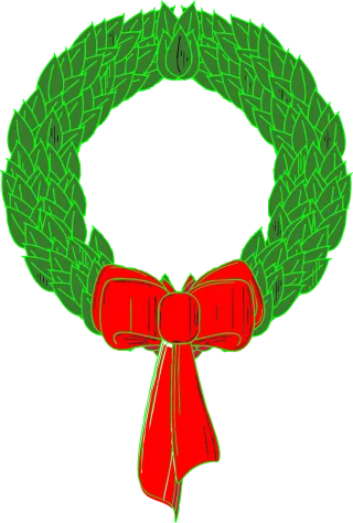 Wreath Chaplet Christmas Stickdatei