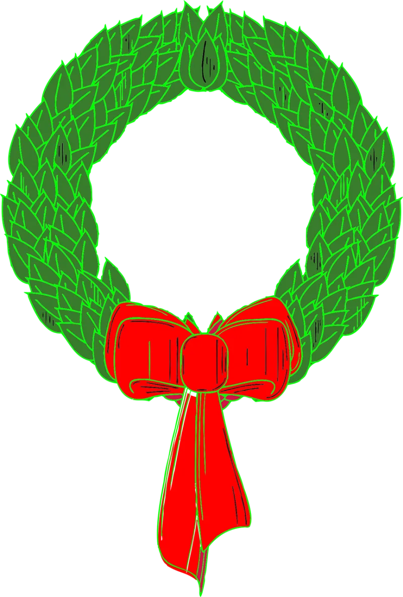 Wreath Chaplet Christmas Stickdatei – Weihnachten