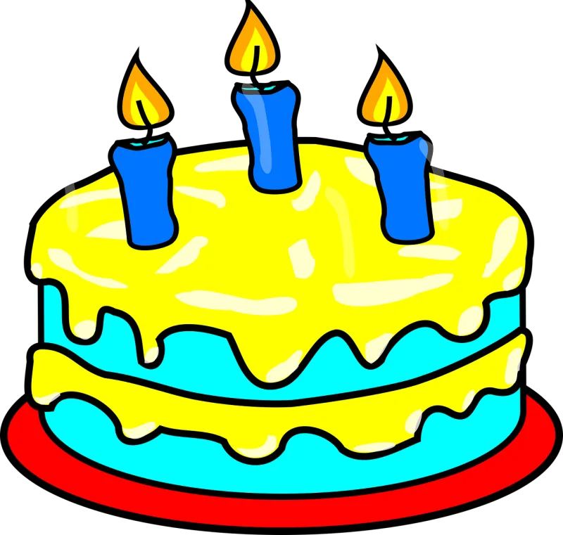 Cake Candles Celebration Stickdatei – Essen & Trinken