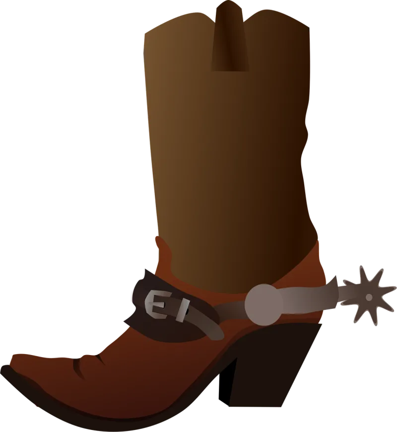 Boot Western Cowboy Stickdatei – Weihnachten