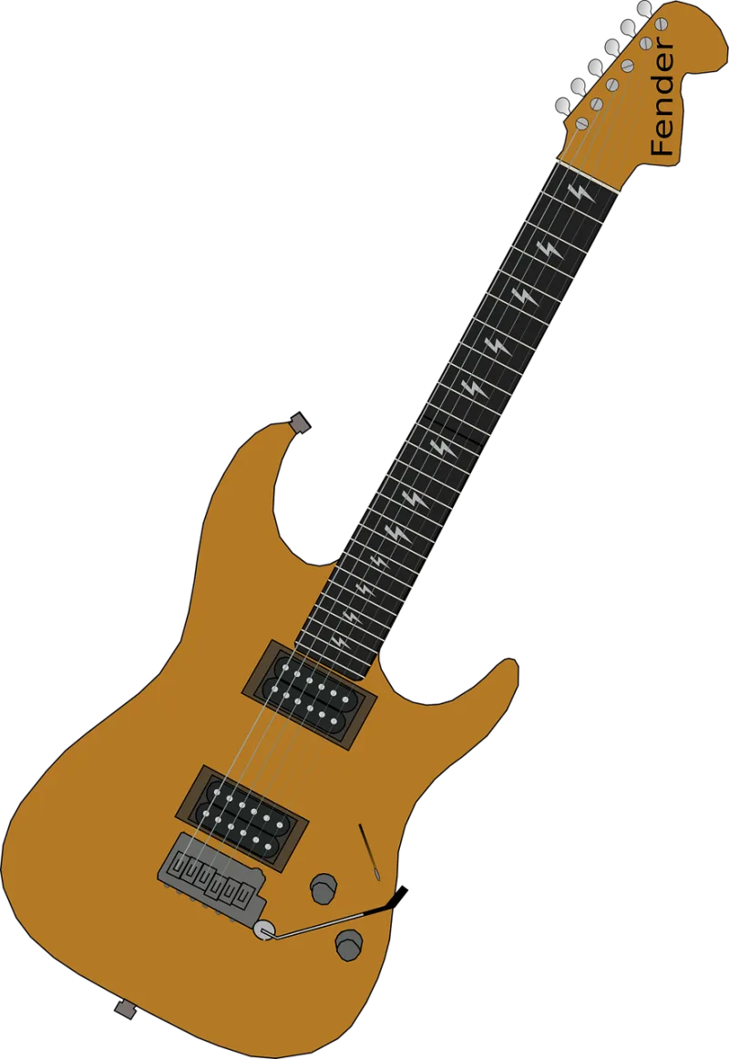 Guitar Musical Instrument Stickdatei – Musik