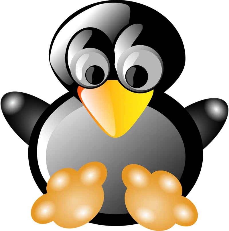 Tux Nature Penguin Stickdatei – Tiere