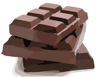 Bar chocolate Brown Sweet Stickdatei