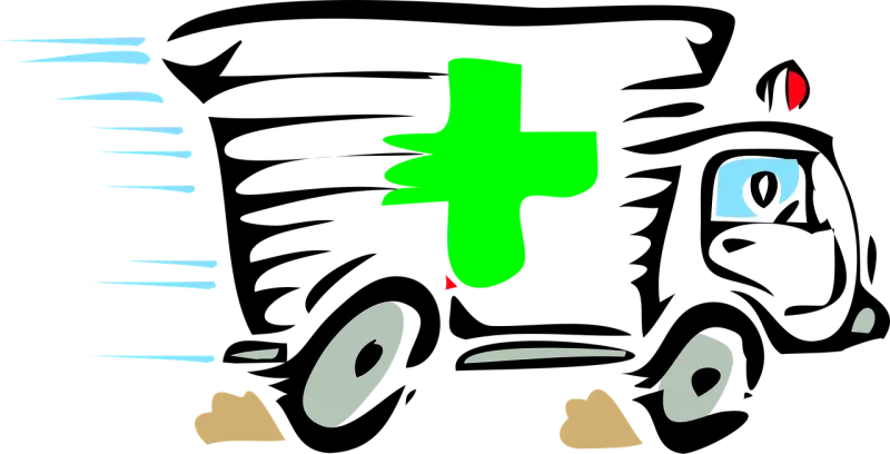 Emergency ambulance Sirene Fast Stickdatei – Fahrzeuge
