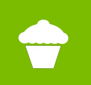 Cupcake Sweet Silhouette Stickdatei