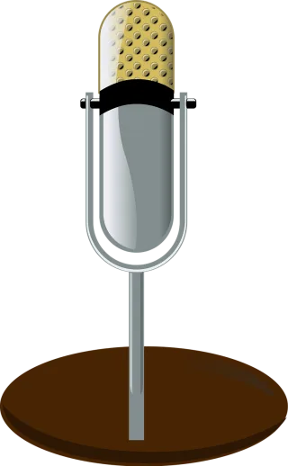 Microphone Radio Retro Stickdatei