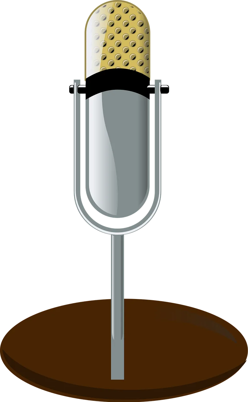 Microphone Radio Retro Stickdatei – Musik