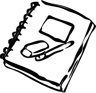 Note book Paper Pen Stickdatei – Musik