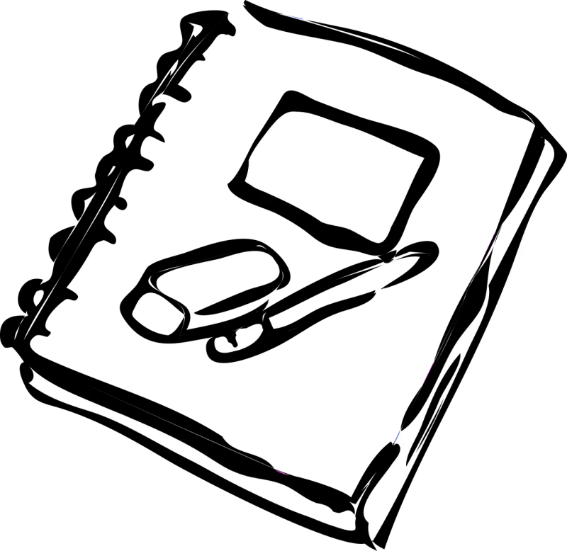 Note book Paper Pen Stickdatei – Musik