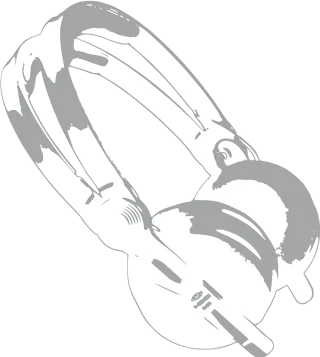 Headphones Headset Music Stickdatei – Musik