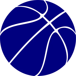 Basketball Sport Blue Stickdatei