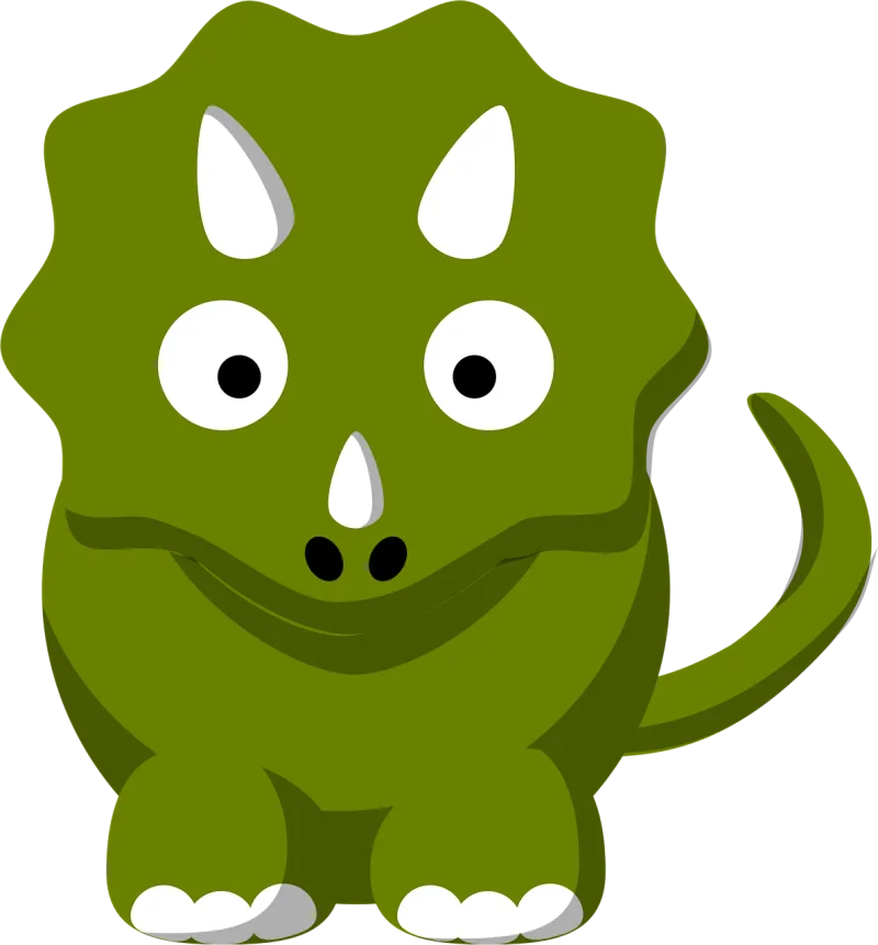 Dino Dinosaur Triceratops Stickdatei – Kinder