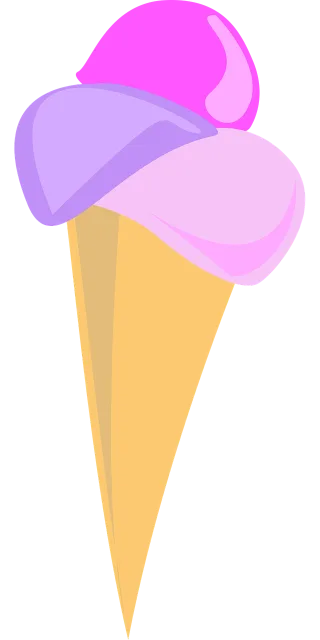 Ice cream Cone Bubbles Stickdatei
