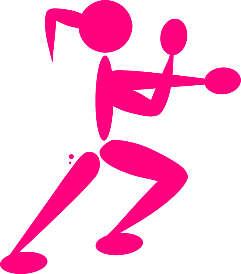 Girl Boxing Boxer Stickdatei – Sport