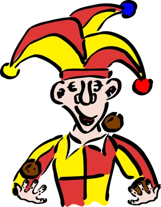 Joker Balls Juggling Stickdatei