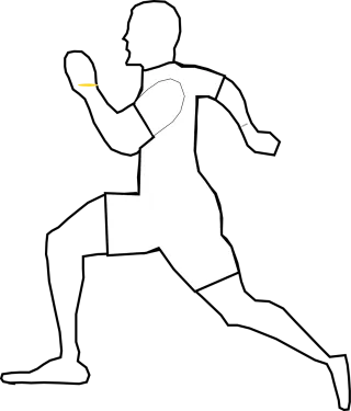 Man Runner White Stickdatei