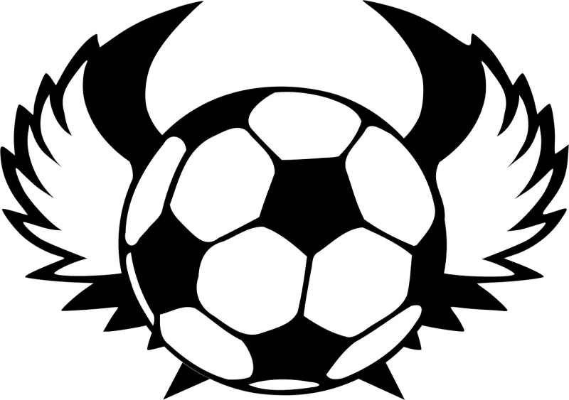Soccer Ball Wings Stickdatei – Sport