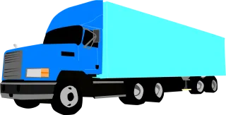 Truck Transportation Vehicle Stickdatei
