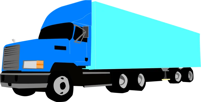 Truck Transportation Vehicle Stickdatei – Fahrzeuge