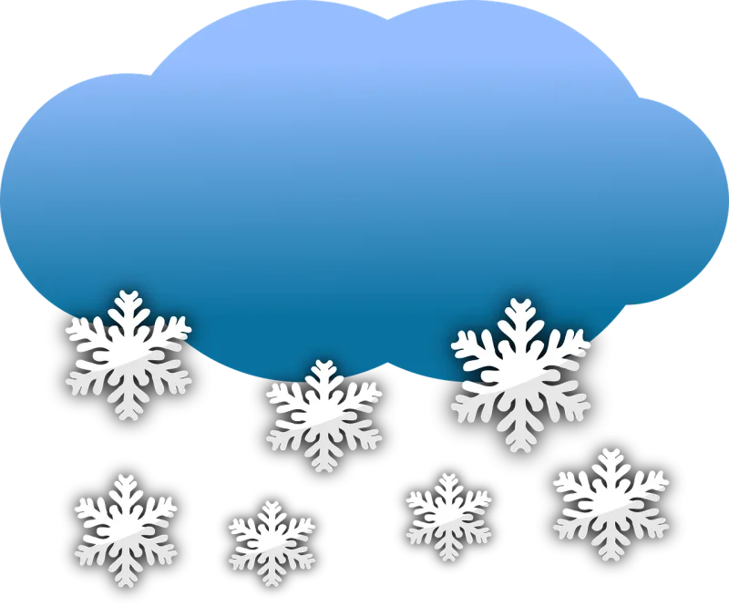 Cloud Snow Flakes Stickdatei – Weihnachten