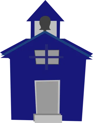 School House Bell Stickdatei