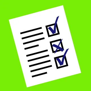 Check List Paper Stickdatei