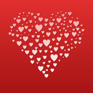 Love Romance Heart Stickdatei