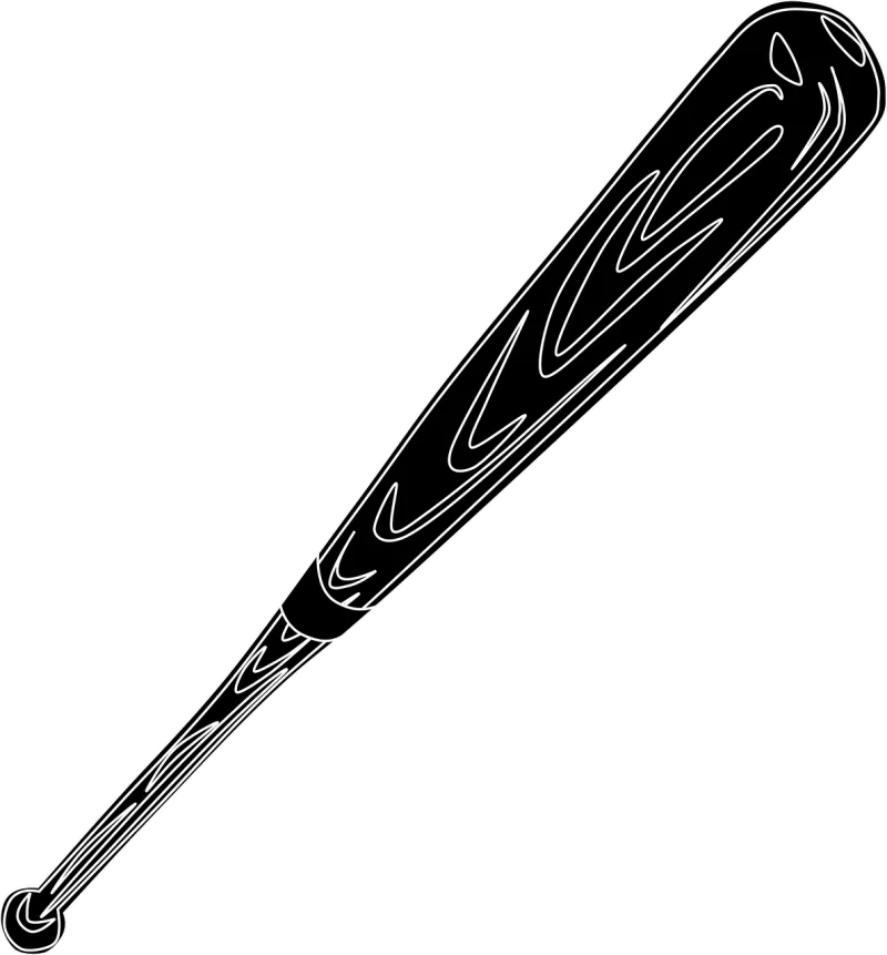 Racket Stick Baseball Stickdatei – Sport