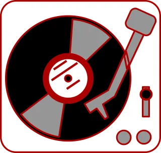 Vinyl Dj Reciscord player Stickdatei