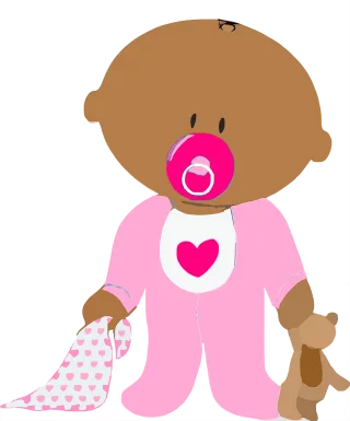 Baby Soother Teddy Stickdatei