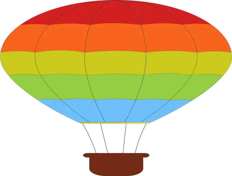 Balloon Basket Hot-air Stickdatei – Kinder