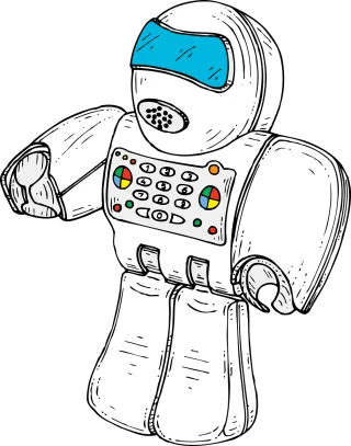 Robot Machine Robotic Stickdatei