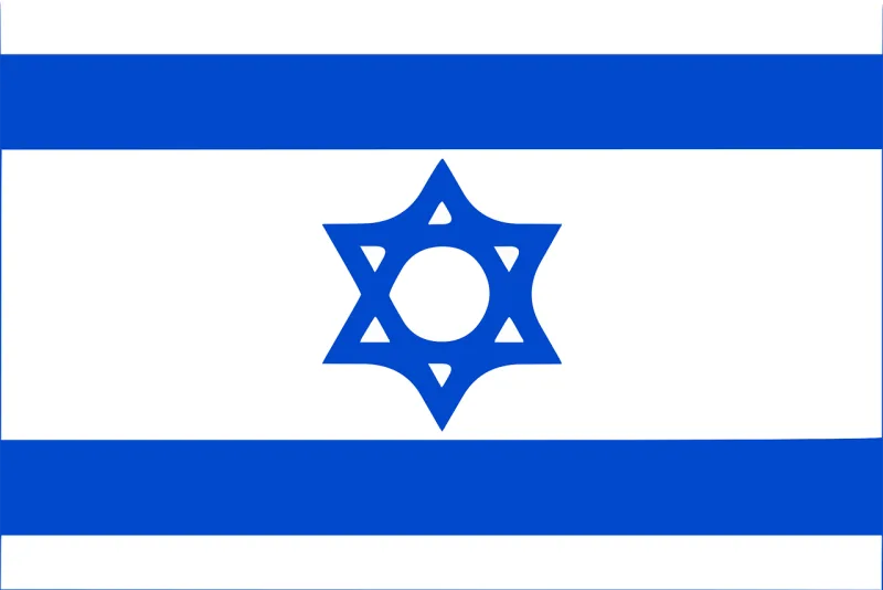 Israel Flag Country Stickdatei – Natur