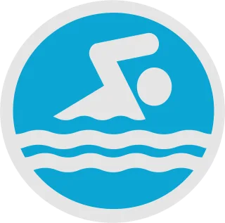 Swim Nature Water Stickdatei – Natur