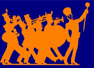 Marching Band Military Stickdatei