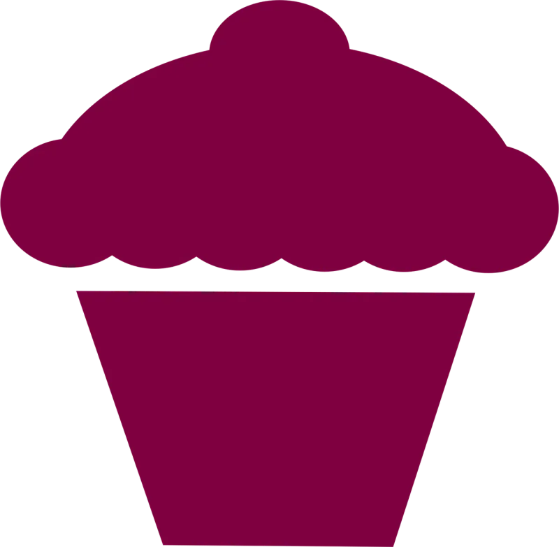 Cupcake Pink Purple Stickdatei – Kinder