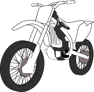 Motorcycle Stand Front Stickdatei