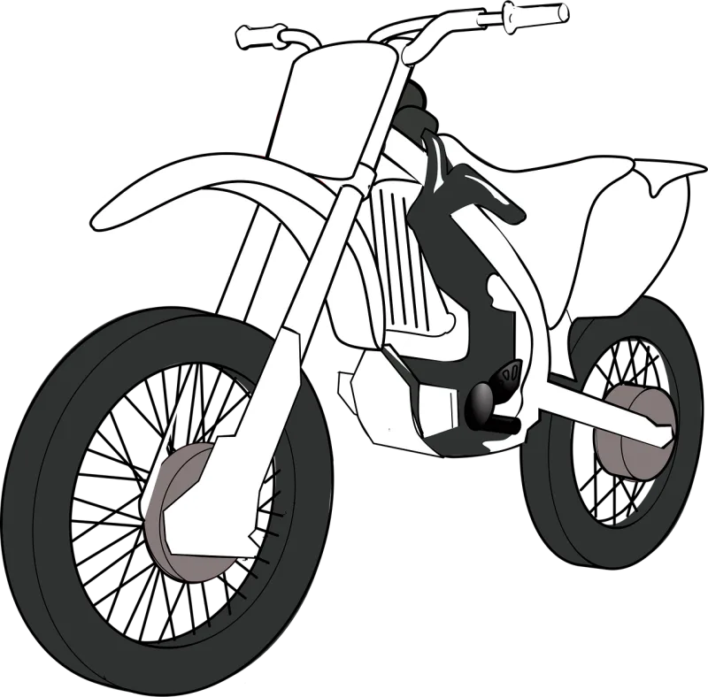 Motorcycle Stand Front Stickdatei – Fahrzeuge