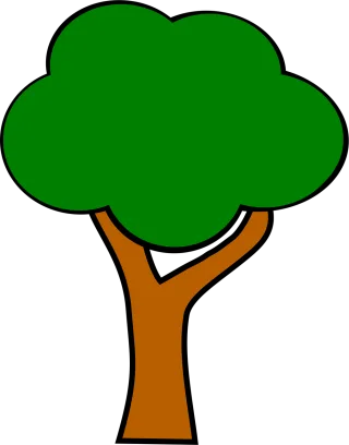 Tree Green Stem Stickdatei – Natur